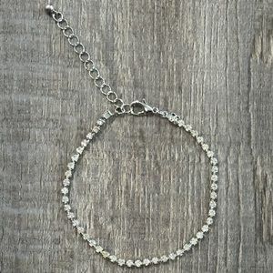 💞 New Silver Rhinestone Bracelet